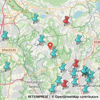 Mappa Piazza Piave, 22063 Cantù CO, Italia (6.396)