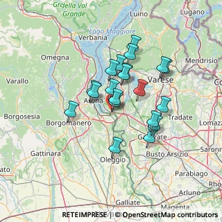 Mappa Via S. Donato, 21018 Sesto Calende VA, Italia (11.0125)