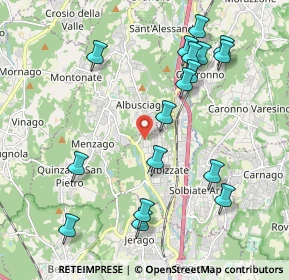 Mappa Via B. Luini, 21041 Albizzate VA, Italia (2.20471)