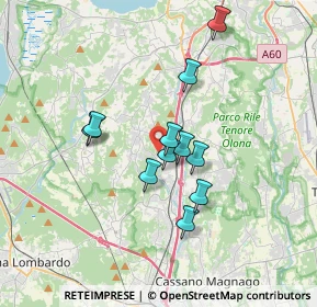 Mappa Via B. Luini, 21041 Albizzate VA, Italia (2.76545)