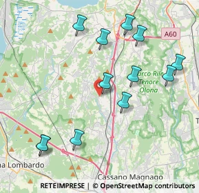 Mappa Via B. Luini, 21041 Albizzate VA, Italia (4.34667)