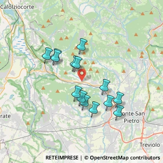 Mappa Via Fratelli Kennedy, 24030 Pontida BG, Italia (3.22071)