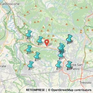Mappa Via Fratelli Kennedy, 24030 Pontida BG, Italia (3.90231)