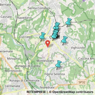 Mappa Via Asiago, 22063 Cantù CO, Italia (1.28077)