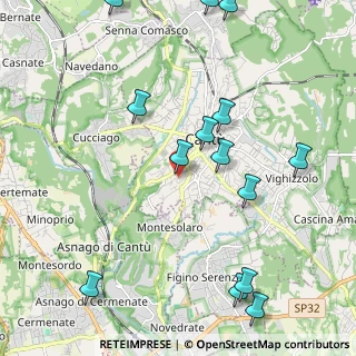 Mappa Via Asiago, 22063 Cantù CO, Italia (2.575)