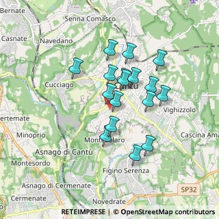 Mappa Via Asiago, 22063 Cantù CO, Italia (1.43235)
