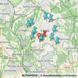 Mappa Via Asiago, 22063 Cantù CO, Italia (1.29)