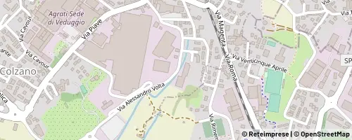 Mappa Veduggio con Colzano