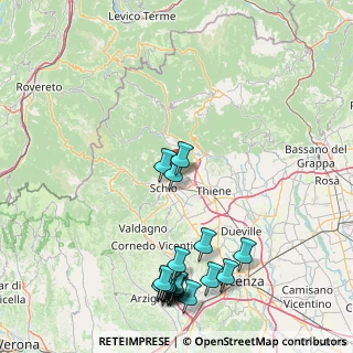 Mappa Via Giuseppe Caselin, 36014 Santorso VI, Italia (20.76)