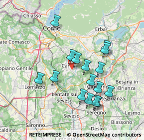 Mappa Via Resegone, 22063 Cantù CO, Italia (6.72625)