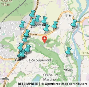 Mappa Via San Giorgio, 23885 Calco LC, Italia (1.042)