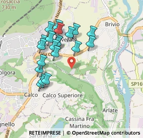 Mappa Via San Giorgio, 23885 Calco LC, Italia (0.831)