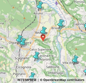 Mappa Via San Giorgio, 23885 Calco LC, Italia (3.10846)