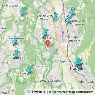 Mappa Via Cascina Tuss, 21040 Gornate-Olona VA, Italia (2.90727)