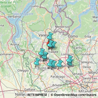 Mappa Via Cascina Tuss, 21040 Gornate-Olona VA, Italia (10.25308)
