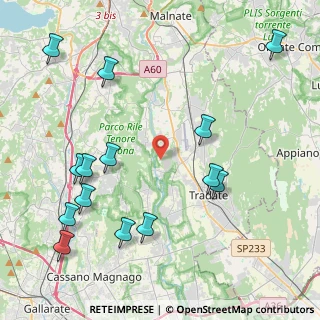 Mappa Via Cascina Tuss, 21040 Gornate-Olona VA, Italia (5.07643)