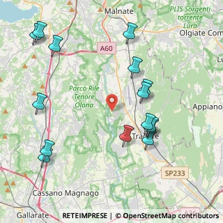 Mappa Via Cascina Tuss, 21040 Gornate-Olona VA, Italia (4.70533)