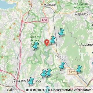 Mappa Via Cascina Tuss, 21040 Gornate-Olona VA, Italia (6.02091)