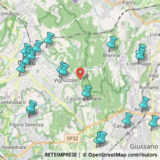 Mappa Viale Cesare Cattaneo, 22063 Cantù CO, Italia (2.9315)