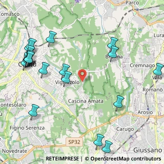 Mappa Viale Cesare Cattaneo, 22063 Cantù CO, Italia (2.7645)