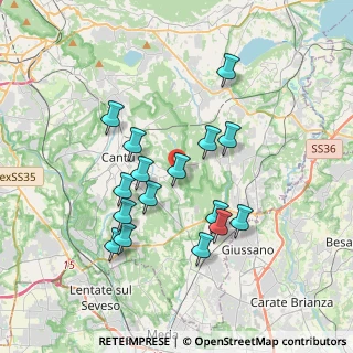Mappa Viale Cesare Cattaneo, 22063 Cantù CO, Italia (3.3175)