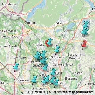 Mappa Viale Cesare Cattaneo, 22063 Cantù CO, Italia (10.23158)