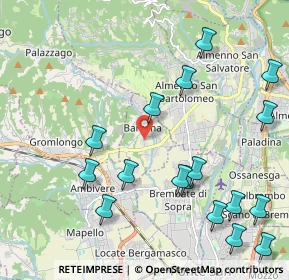 Mappa Via Arzenate, 24030 Barzana BG, Italia (2.50059)