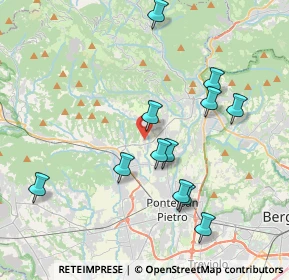 Mappa Via Arzenate, 24030 Barzana BG, Italia (3.86167)