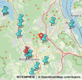 Mappa Via Alto Vergante, 28045 Invorio NO, Italia (5.41933)