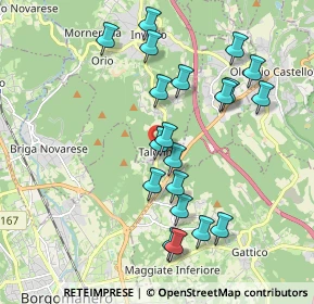 Mappa Via Alto Vergante, 28045 Invorio NO, Italia (1.91)