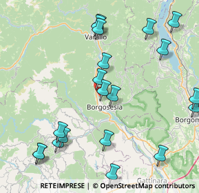 Mappa 13010 Borgosesia VC, Italia (9.877)