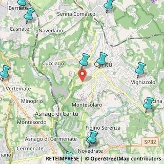 Mappa Via Giovanni da Cermenate, 22063 Cantù CO, Italia (3.34182)