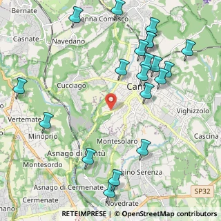 Mappa Via Giovanni da Cermenate, 22063 Cantù CO, Italia (2.5375)