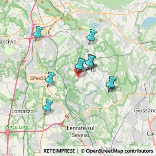 Mappa Via Giovanni da Cermenate, 22063 Cantù CO, Italia (2.84364)