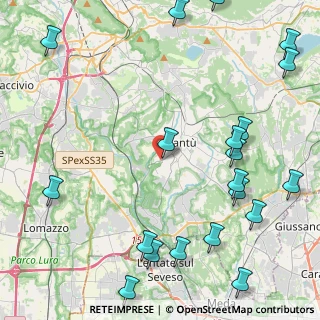 Mappa Via Giovanni da Cermenate, 22063 Cantù CO, Italia (6.021)