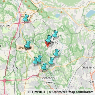 Mappa Via Giovanni da Cermenate, 22063 Cantù CO, Italia (3.15)