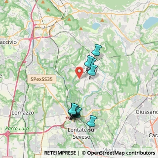 Mappa Via Giovanni da Cermenate, 22063 Cantù CO, Italia (3.63083)