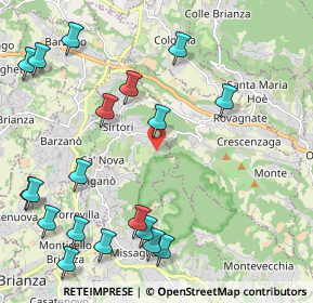 Mappa Via Belvedere, 23896 Sirtori LC, Italia (2.68421)