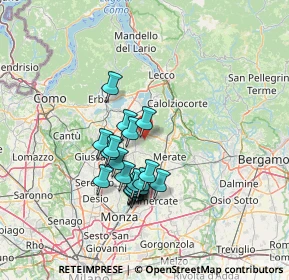 Mappa Via Belvedere, 23896 Sirtori LC, Italia (11.35)