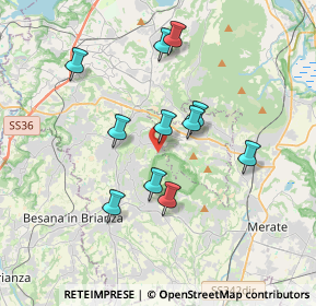 Mappa Via Belvedere, 23896 Sirtori LC, Italia (3.15364)