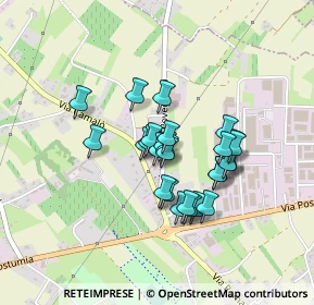 Mappa Via Povegliano, 31050 Ponzano Veneto TV, Italia (0.31786)