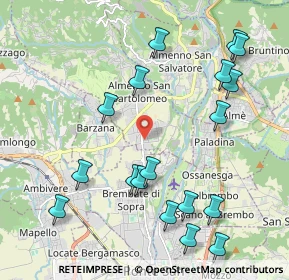 Mappa Via G. Falcone, 24030 Almenno San Bartolomeo BG, Italia (2.35444)