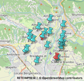 Mappa Via G. Falcone, 24030 Almenno San Bartolomeo BG, Italia (1.5265)