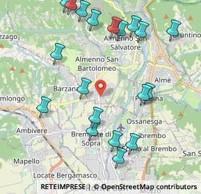 Mappa Via G. Falcone, 24030 Almenno San Bartolomeo BG, Italia (2.34947)