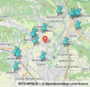 Mappa Via G. Falcone, 24030 Almenno San Bartolomeo BG, Italia (2.27643)