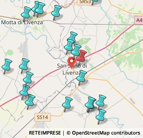 Mappa Corso del Donatore, 30029 San Stino di Livenza VE, Italia (4.9535)