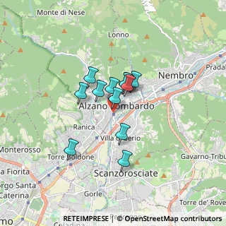 Mappa Via Peppino Ribolla, 24022 Alzano Lombardo BG, Italia (1.11917)