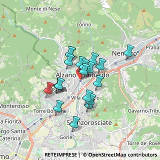 Mappa Via Peppino Ribolla, 24022 Alzano Lombardo BG, Italia (1.3125)