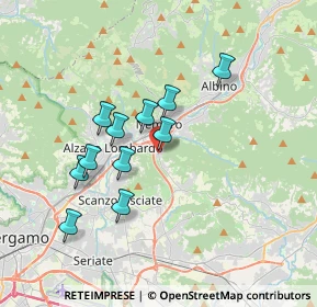 Mappa Nembro, 24027 Nembro BG, Italia (3.06091)