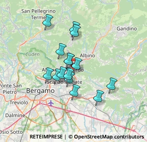 Mappa Nembro, 24027 Nembro BG, Italia (5.18333)